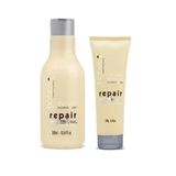 Shampoo Repair Line 300ml + Emulsão Hidratante 240g Hobety