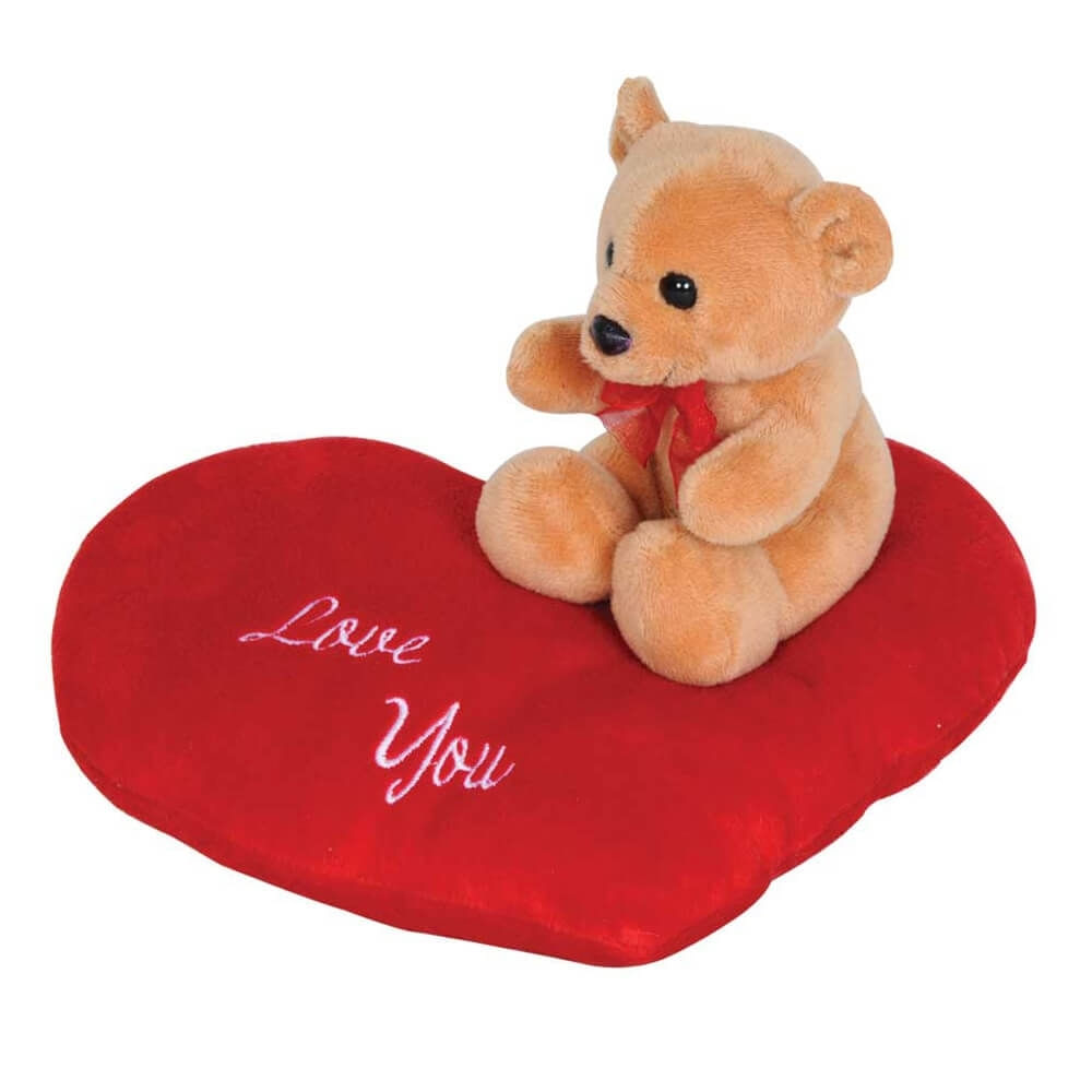 Pelucia Ursinho I Love You Sentado 15cm Lovely