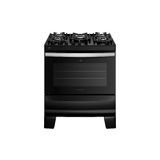 Fogão 5 Bocas Atlas Agile Up Glass Mesa De Vidro 300001665 86,5l Preto Bivolt