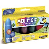 Meu Primeiro Giz De Cera - 6 Cores - Acrilex