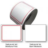 Etiqueta Adesiva De Preço 35x45mm Sem Tarja Nº 6l Rolo 500