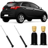 2 Amortecedor Hyundai Hb20 2012 a 2019 Traseiro Motorista Passageiro Nakata e Kit