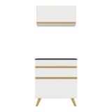 Conjunto Lavanderia Multiuso Armário E Balcão Branco