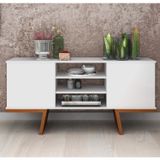 Buffet 2 Portas Retrô Milano Classic Estilare Branco