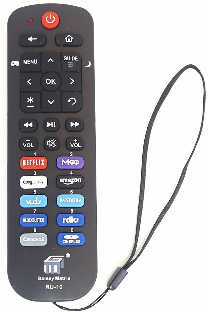 Controle Remoto Universal Para Toda A Tv Roku Compatível Com Tcl Roku Tv/insignia Roku Tv/haier/sanyo/philips/rca/onn/jvc/element/westinghou