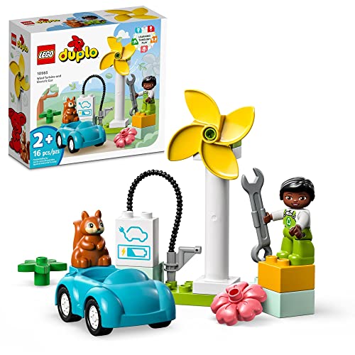 Lego Brinquedo Parque Eólico E Carro Elétrico 10985