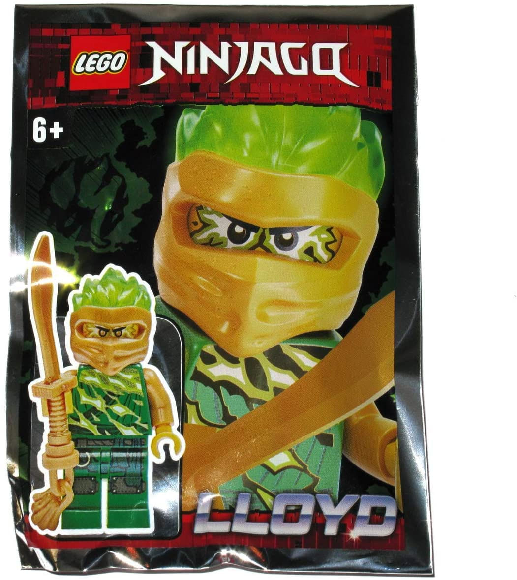 Lego Ninjago Lloyd Fs Spinjitzu Slam Minifigure Foil Pack  5 Com Pearl Gold Sword - Novo Para 2020