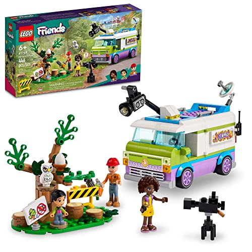 Lego Friends Newsroom Van 41749 Conjunto De Brinquedos De Construção Criativo