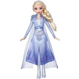 Boneca Fashion Disney Frozen Elsa Com Cabelo Loiro Comprido E Roupa