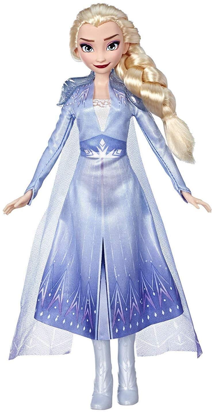 Boneca Fashion Disney Frozen Elsa Com Cabelo Loiro Comprido E Roupa