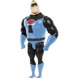 Disney Pixar The Incredibles Mr. Incredible Action Figure 8-in Tall Highly Posable In Blue Glory Days Suit Authentic Detail Movie Toy Gif