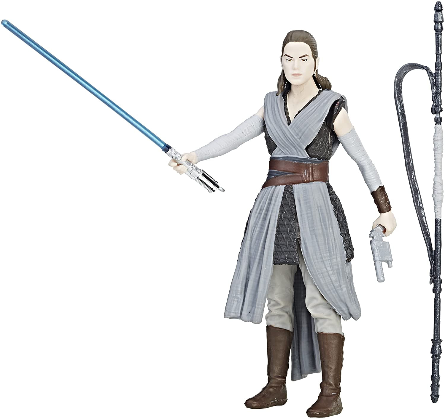 Star Wars Os Últimos Jedi Rey (treinamento Jedi) Força Link Figura 375 Polegadas