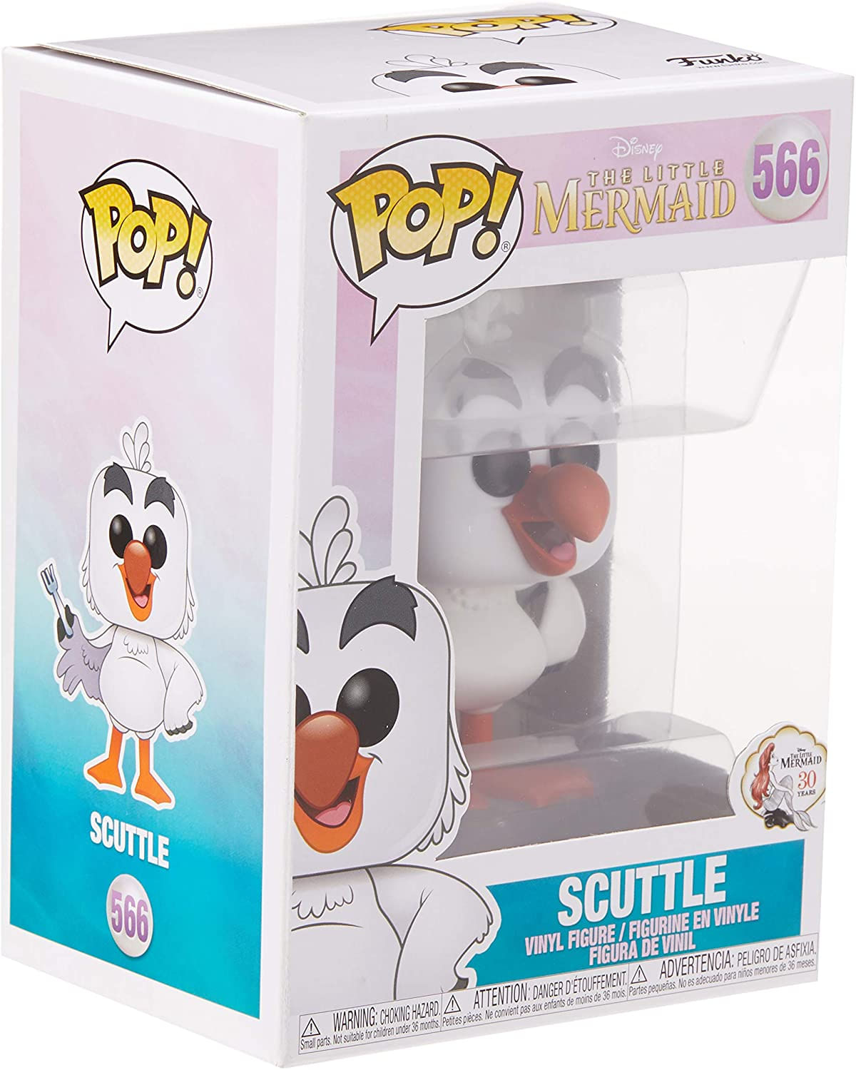 Funko Pop! Disney Pequena Sereia - Scuttle Com Fork