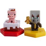 Minecraft Earth Boost Mini Figures 2-pack Nfc-chip Toys Earth Augmented Reality Mobile Game Baseado Em Minecraft Video Game Great For Pla