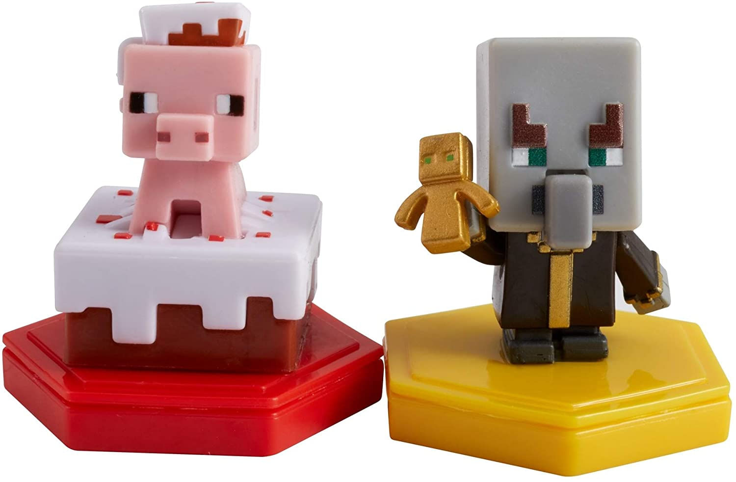 Minecraft Earth Boost Mini Figures 2-pack Nfc-chip Toys Earth Augmented Reality Mobile Game Baseado Em Minecraft Video Game Great For Pla