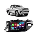 Kit Multimídia Hilux Standard 16 / 23 9 Pol Carplay Androidauto Usb Bt Radio