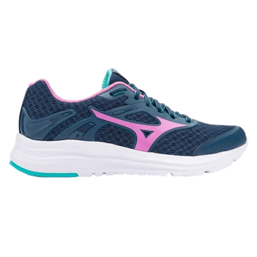 Tênis Mizuno Cometa Feminino -  37 - Azul/rosa