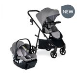 Carrinho De Bebê Travel System Com Bebê Conforto, Britax Willow, Grafite Glacial