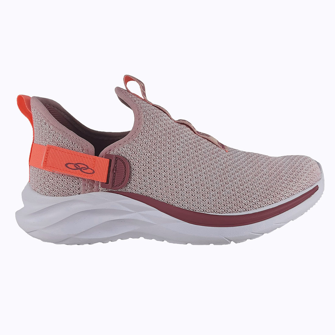 Tênis Infantil Olympikus Maneiro Kids Menina Conforto 942 Rose/coral 31