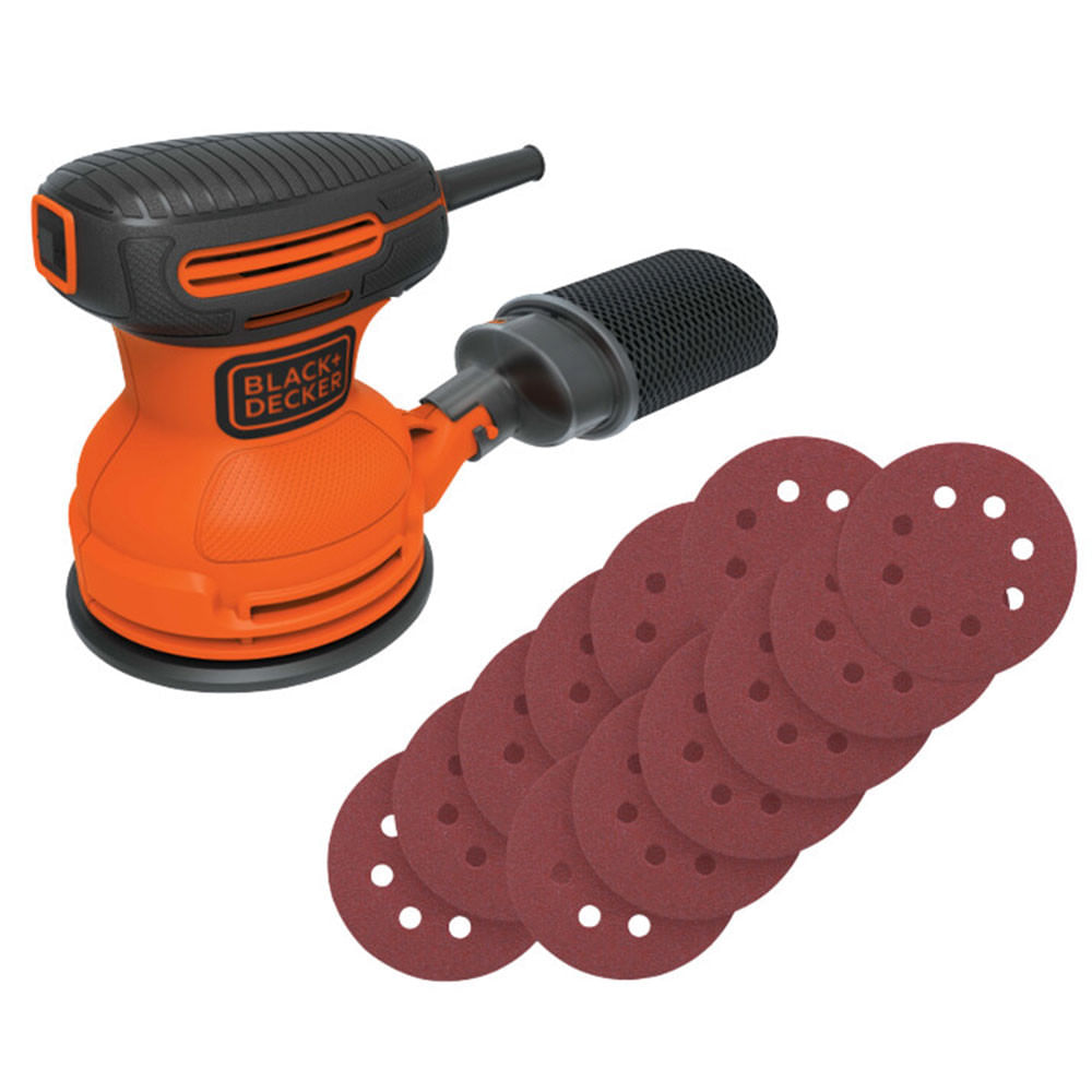 Lixadeira Roto Orbital 5 Polegadas 220v -180w Black &amp; Decker