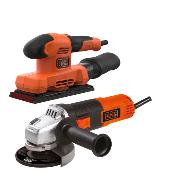 Lixadeira Orbital 220v Black &amp; Decker Bew220 150w 1/3 De Folha De Lixa 15.000 Opm