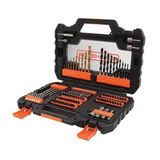 Kit Ferramentas Black &amp; Decker 104 Peças Para Furar E Parafusar A7230-xj