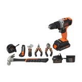 Kit Parafusadeira E Furadeira 2 Bateria Bivolt - Black &amp; Decker