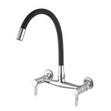 Torneira Cozinha Bica Movel Parede 1187 BM C 36 Meber Metais Preto