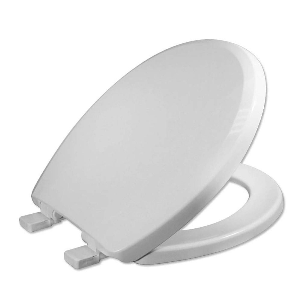 Assento Polipropileno Oval Evolution para Louça Tupan Cinza