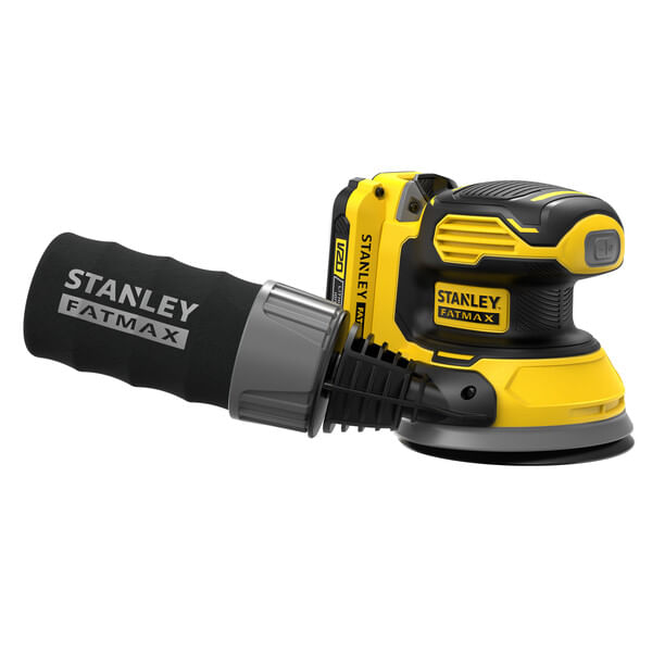 Lixadeira Roto Orbital V20 Bivolt Com Bolsa E 1 Bateria Stanley