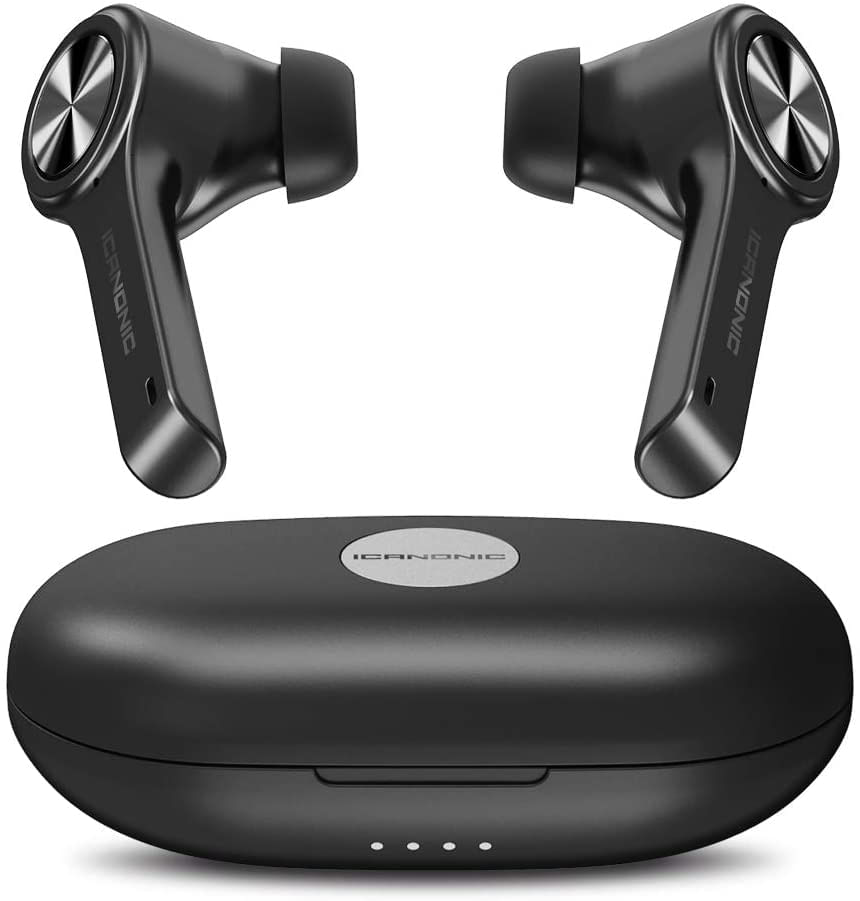 Fones De Ouvido Sem Fio Icanonic Com Fones De Ouvido Bluetooth 5.0 E Caixa De Carregamento Som Hd/chamadas Estéreo De Emparelhamento Rápido