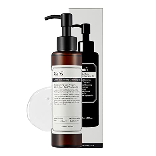 Dearklairs Óleo De Limpeza Profunda Preto Suave Limpador De Óleo De Limpeza De Maquiagem 150ml 5.07oz Removedor De Lavagem Facial Diár