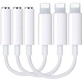 3 Pacote Lightning Para Adaptador De Tomada De Fone De Ouvido De 35 Mm Apple Mfi Certificado Veetone Iphone Áudio Dongle Fones De Ouvido C