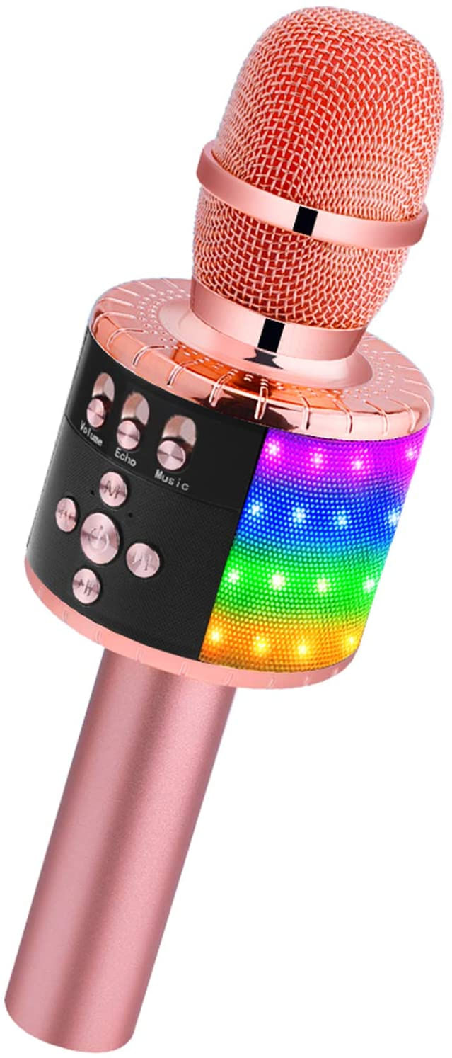 Microfone De Karaok Bluetooth Sem Fio Bonaok Portátil Portátil Karaoke Speaker Máquina De Aniversário Festa De Aniversário Para Pc Ou Todos