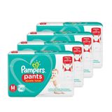 Fralda Descartável Pampers Pants Tamanho M - 4 Pacotes Com 42 Fraldas - Total 168 Tiras