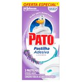 Pastilha Adesiva Pato Lavanda 20% Desconto Display 8 Embalagens Com 3 Unidades