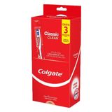 Escova Dental Colgate Classic Clean Macia Leve 12 Pague 9