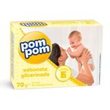 Sabonete Pom-pom Glicerinado 70g Embalagem Com 12 Unidades