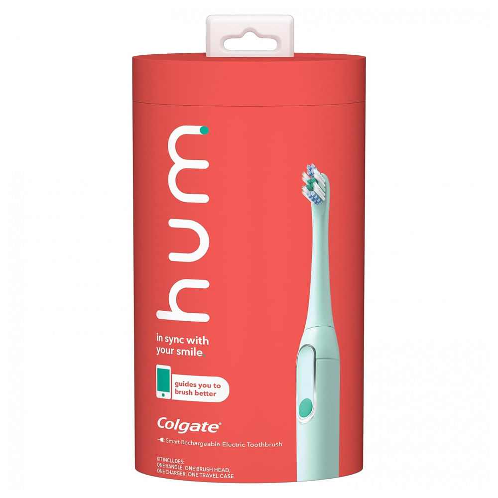 Hum By Escova De Dentes Eletrica Inteligente E Recarregavel Para Adultos, Colgate Cn08171a, Verde