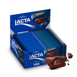 Chocolate Lacta Amaro 80g Embalagem Com 17 Unidades