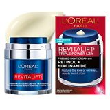 L&#39;oreal Paris Revitalift Creme De Noite Prensado Com Retinol Niacinamida Visivelmente Reduzir Rugas Hidratar Para O Rosto Sob Olho Pesc
