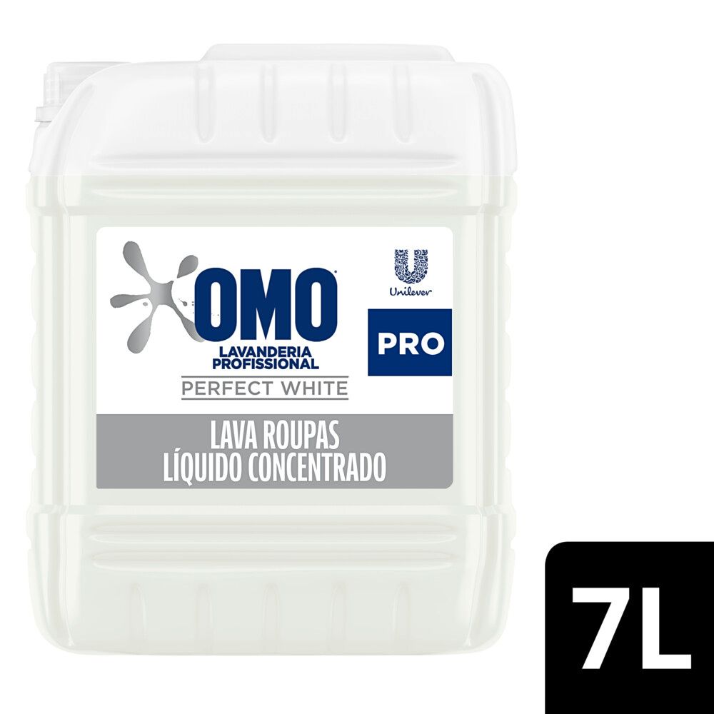 Sabão Líquido Omo Profissional Perfect White Pro 7L