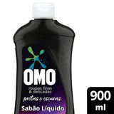 Lava Roupas Líquido Omo Roupas Finas e Delicadas Pretas e Escuras 900ml