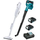 Kit Aspirador De Pó E Soprador Com 2 Baterias E Carregador - Clx248-p - Makita