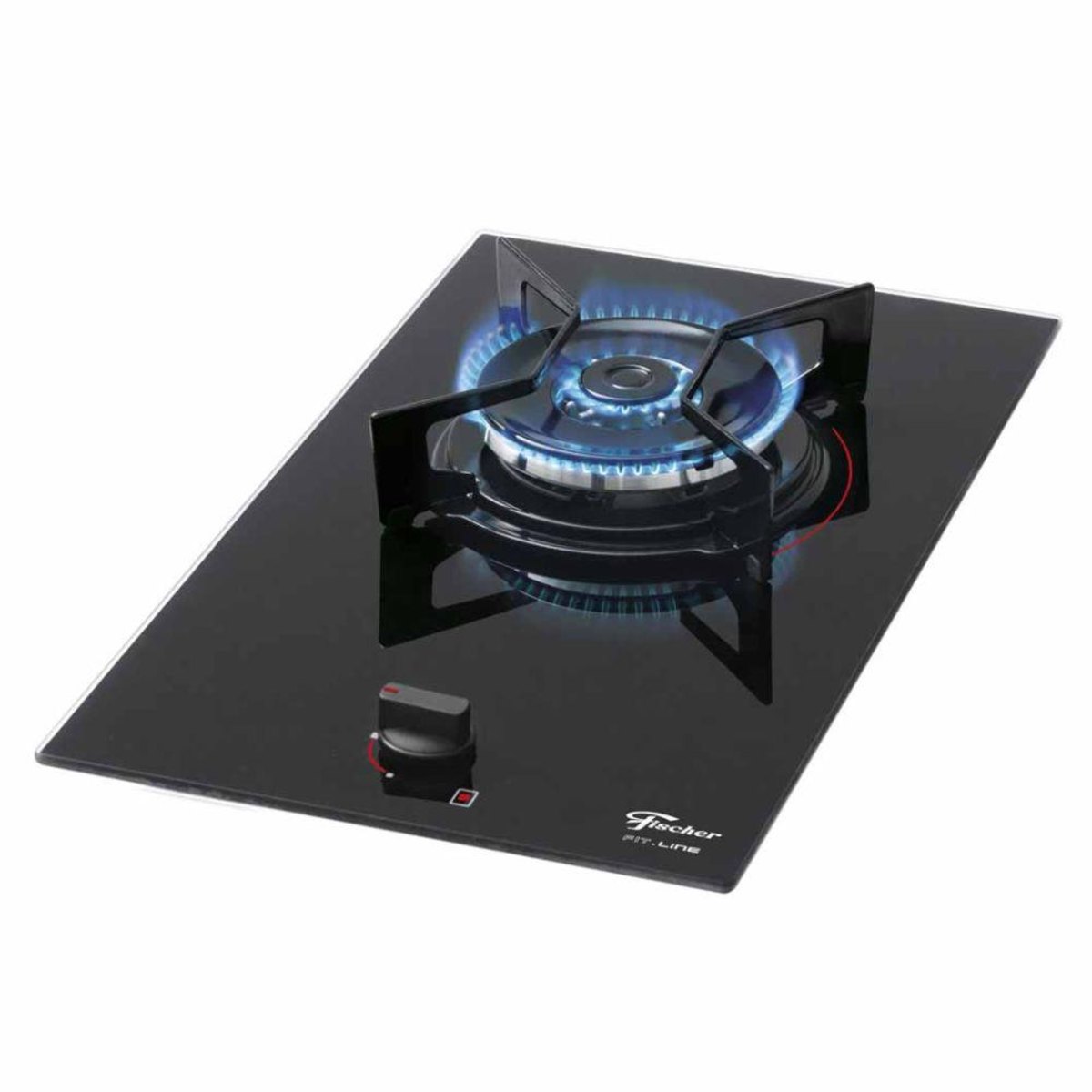 Cooktop 1 Boca Fischer a Gás Tripla Chama Fit Line 127V - 220V Preto