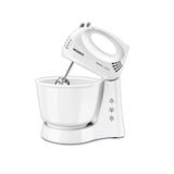 Batedeira Mondial Prática B44W | 3 Velocidades + Turbo, 1 Tigela, 400W, Branca