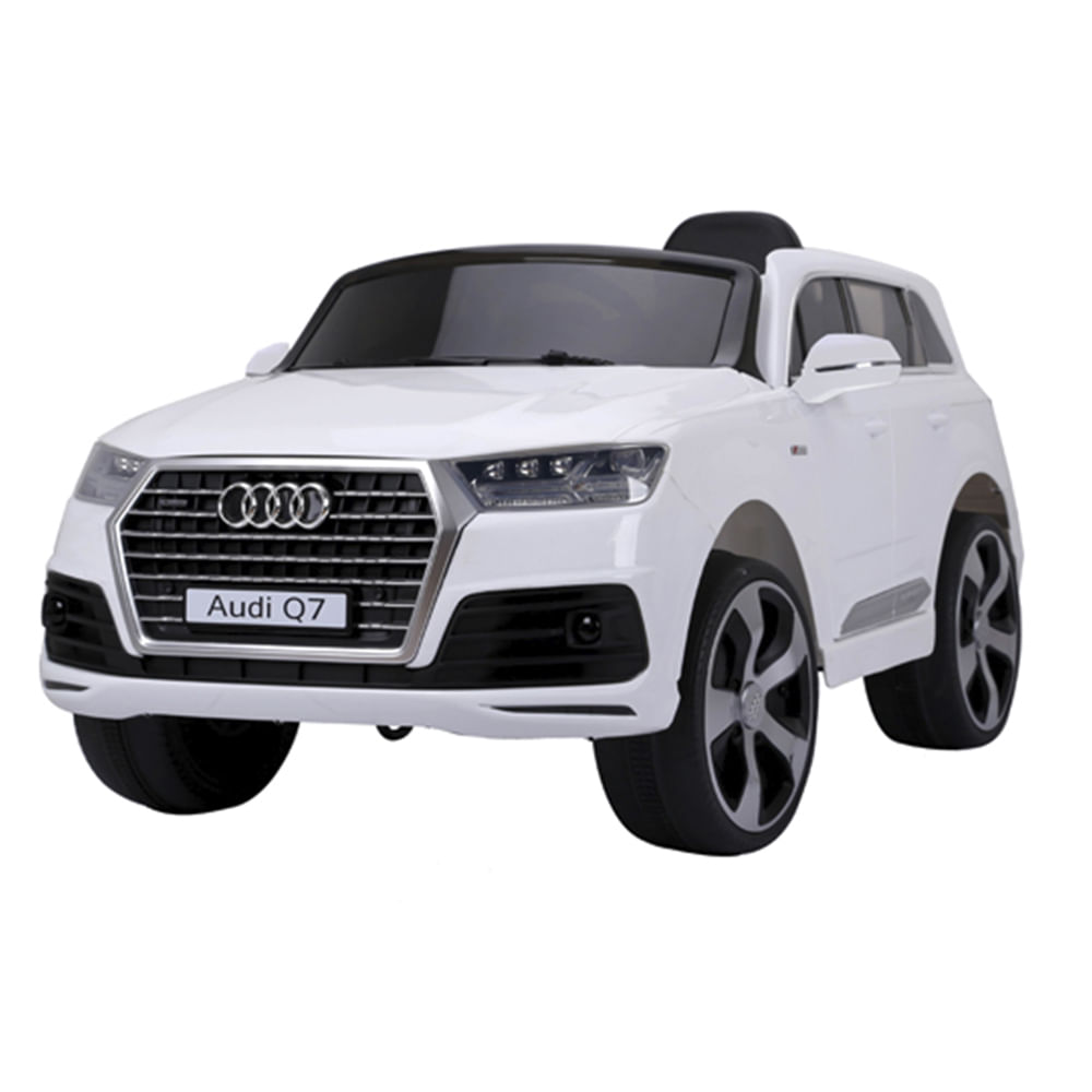 Carrinho Infantil Elétrico Audi Q7 6v Com Controle Remoto [cor: Branco]