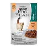 Ração Úmida Nestlé Purina Gatos Pro Plan Kitten Frango Sache 85g