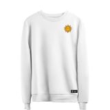 Blusão Moletom Sol Masculino E Feminino Personalizado Sem Capuz Gola Redonda