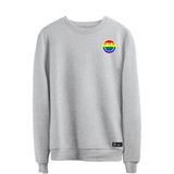 Blusão Moletom Lgbt Masculino E Feminino Personalizado Sem Capuz Gola Redonda